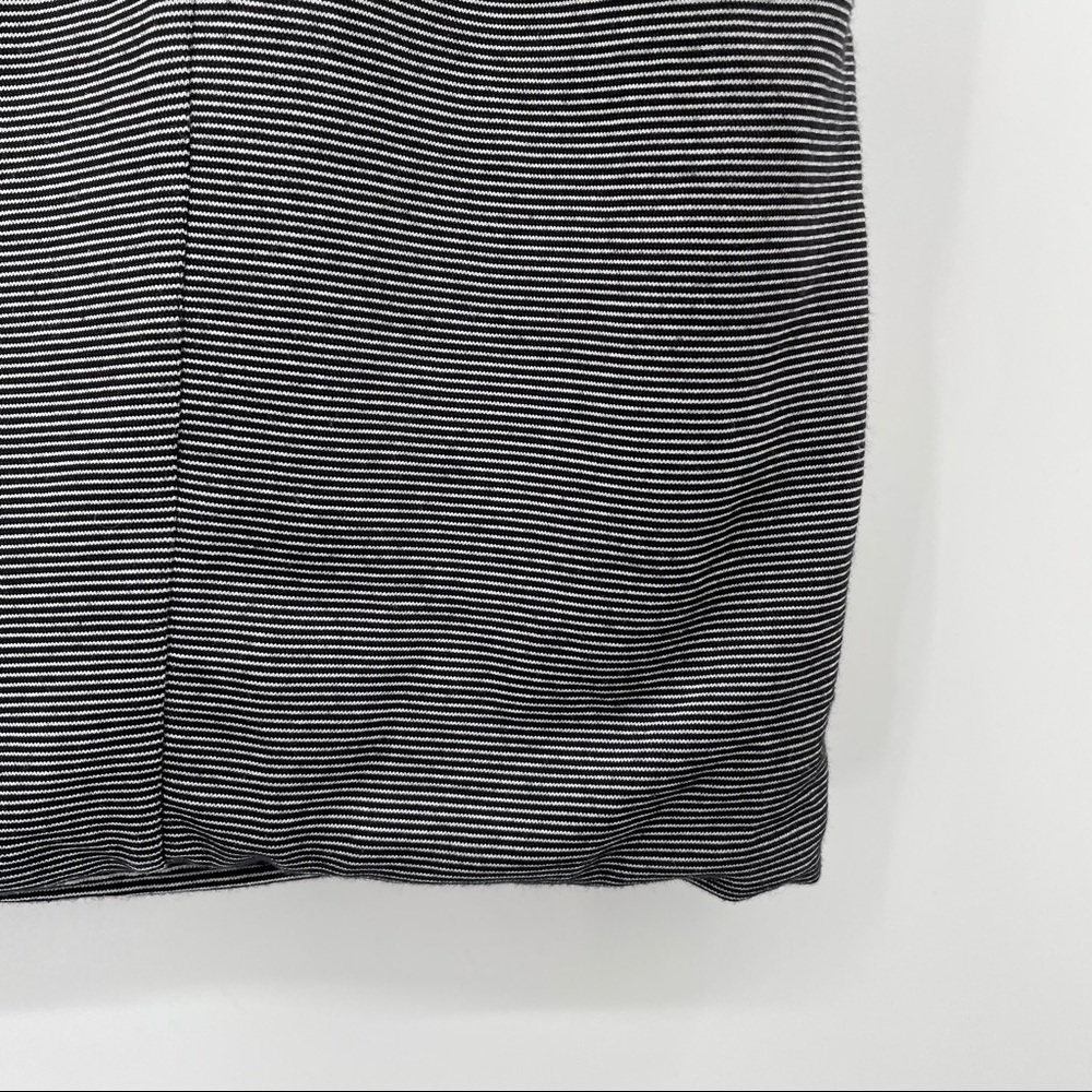 Athleta Dark Gray Striped Knit Athletic Dress - Picture 11 of 14